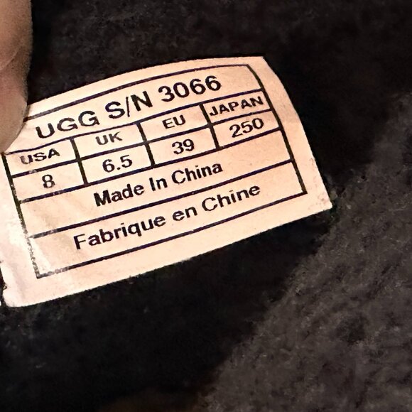 Ugg (3066) Cardy Lattice Knit Black Sweater 3 Button Boots Women Size 8 - Picture 7 of 10